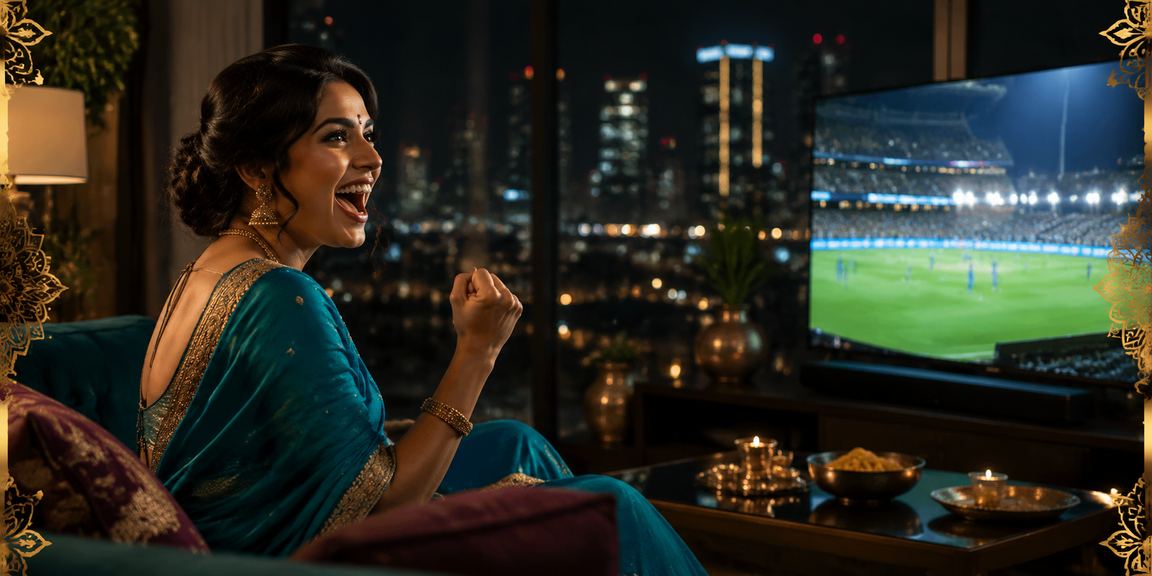 Cricket fans enjoying safe mobile betting experience